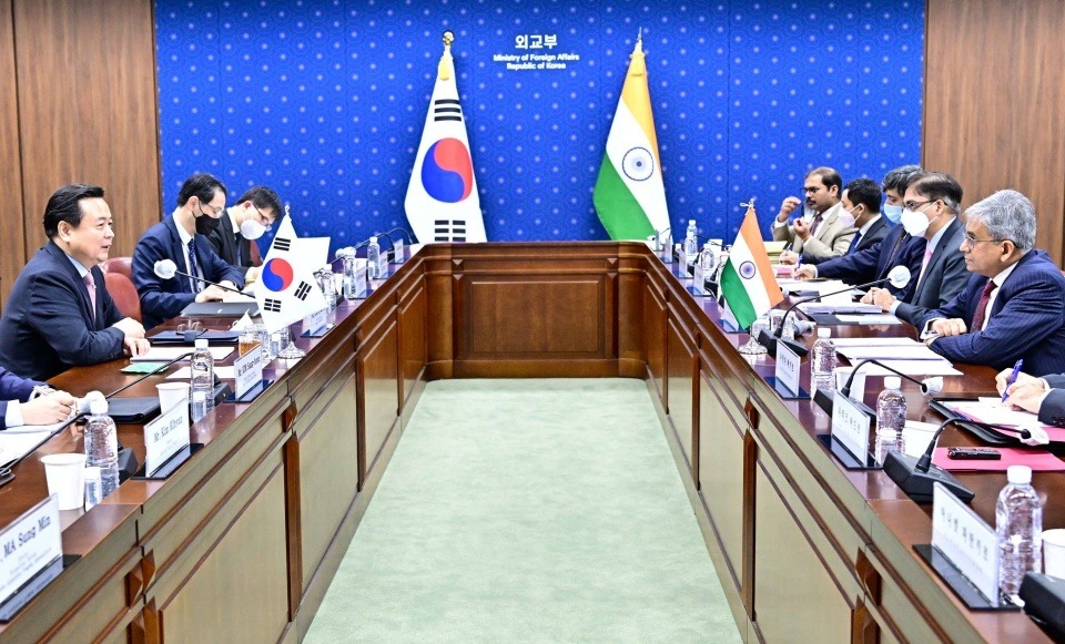 Korea-India Foreign Ministers’ Meeting Held on Sidelines of ASEAN-Related Foreign Ministers’