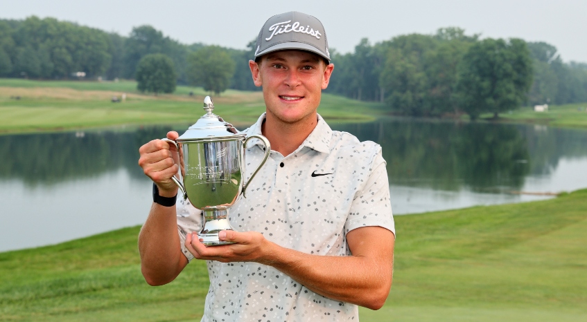 Rookie Vincent Norrman wins in playoff at Barbasol Championship for first TOUR title
