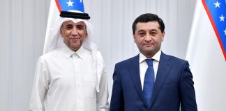 Uzbekistan Minister of Foreign Affairs Meets Qatar Ambassador