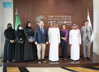 General/Assistant Supervisor of the King Salman Relief Center meets with the Head of the Mission for Relations with the Arabian Peninsula in the European Parliament