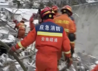 Landslide in mountainous southwestern China buries 47 people