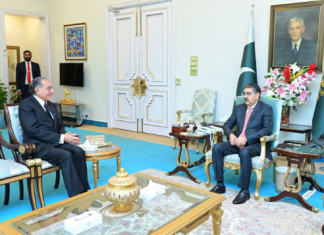 Pakistan’s permanent representative to UN calls on PM Kakar