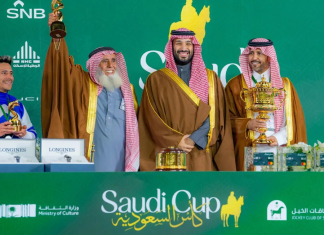 HRH the Crown Prince Attends Saudi Cup Race Ceremony at King Abdulaziz Equestrian Square