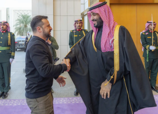 Ukrainian President Zelenskyy lands in Saudi Arabia to push for peace and a POW exchange with Russia