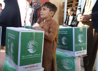 KSrelief Distributes 350 Food Baskets in Afghanistan