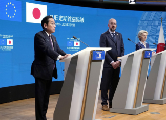 EU to seek security accord with Japan amid China’s assertiveness