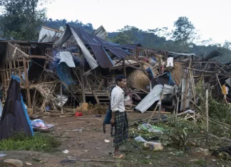 9 UN Security Council members urge a halt to airstrikes by Myanmar’s military