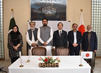 The Government of Japan provides grant assistance to five NGOs for development projects in Pakistan