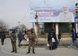 Modi is visiting Kashmir’s main city for the first time since revoking region’s semi-autonomy in ’19