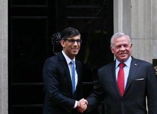 UK PM discusses Gaza developments with Jordan’s king