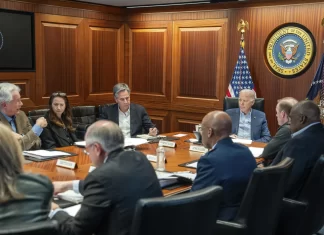 US helps Israel shoot down ‘nearly all’ Iran-launched attack drones as Biden pledges support