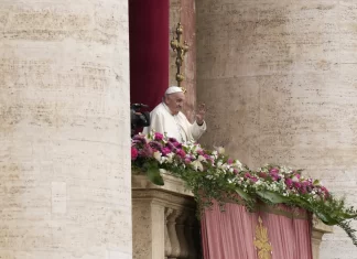 Pope overcomes health concerns to preside over Easter Mass and appeal for peace in Gaza and Ukraine