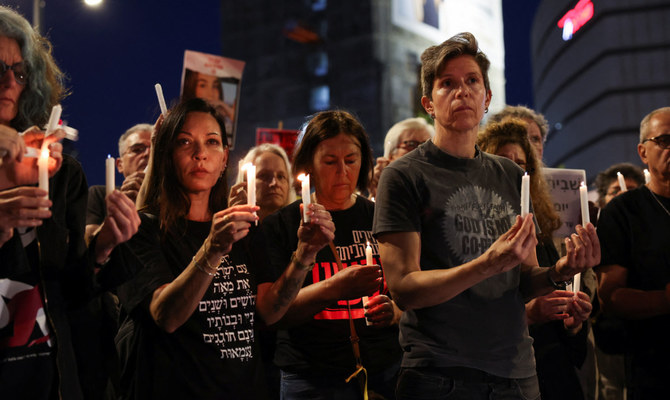 Ceremony to mark Israel's Memorial Day commemorating fallen soldiers and victims of hostile attacks, in Tel Aviv