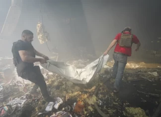 Russia smashes train tracks in a battered Ukrainian border region where children are being evacuated