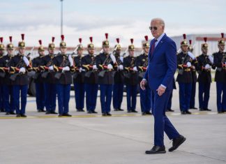 Joe Biden lands in France for D-Day anniversary, democracy speech