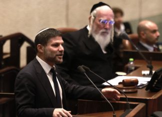 Finance minister says Israel to promote West Bank settlement