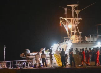 Italian coast guard recovers 14 more bodies of shipwreck victims off Calabria, dozens still missing