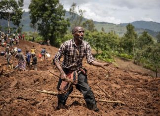 Search for people missing after Ethiopia mudslides continues as death toll rises to 257