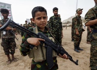 Houthi militants recruit more than 10,000 children over 7 years — report
