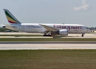Ethiopian Airlines says flights to Eritrea capital suspended