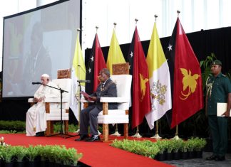 Pope urges end to Papua New Guinea tribal conflicts and fair, sustainable extraction of resources