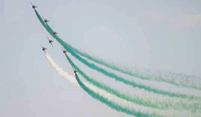 عروض جوية متنوعة للمقاتلات السعودي