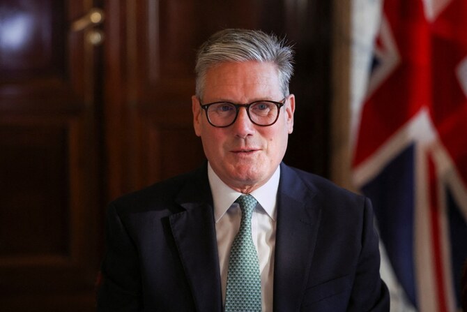 British PM Starmer visits Italy
