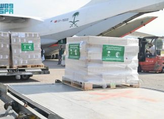 KSrelief sends fourth plane with aid to Lebanon