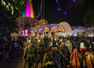 Hindus in Bangladesh celebrate their largest festival under tight security following attacks