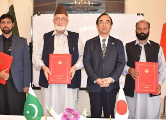 The Government of Japan provides grant assistance to three NGOs for development projects in Pakistan