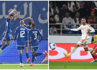 Hosts Kuwait held by Qatar, Oman and UAE play out draw in Arabian Gulf Cup