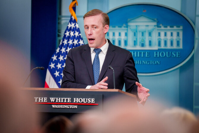 Press Secretary Karine Jean-Pierre And National Security Advisor Jake Sullivan Hold White House Media Briefing