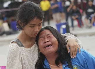 Smell of death permeates Myanmar cities after quake kills over 1,600 and leaves countless buried