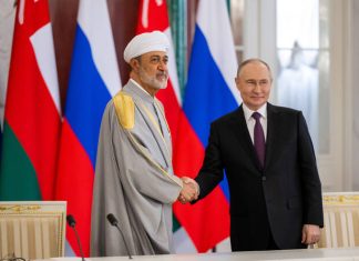 Sultan of Oman, Russian president mark 40th anniversary of establishing diplomatic ties