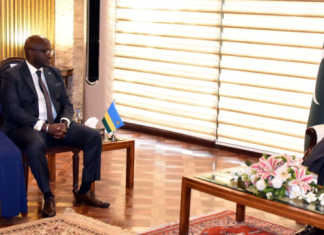 Chairman Senate Syed Yousaf Raza Gilani Holds Talks with Rwanda’s FM Olivier Nduhungirehe, Stresses High-Level Engagements & Bilateral Cooperation
