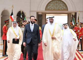 Syrian president meets Kuwait emir on official visit