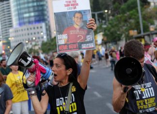 Israeli protesters urge action for Gaza hostages after Iran truce