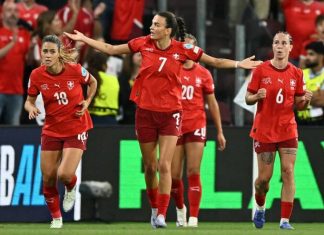 Swiss move through to Euro 2025 quarterfinals with late Xhemaili goal