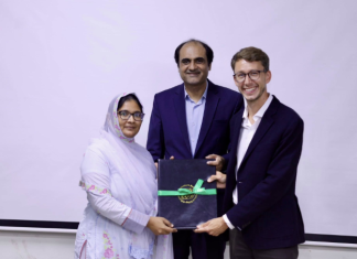 Danish Chargé d’Affaires Mr. Peter Emil Nielsen Visits NCBA&E to Engage with Dr. Imran Naqvi on Climate Resilience and Student Inspiration