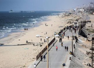 A ship with hundreds of tons of food aid for Gaza nears an Israeli port after leaving Cyprus