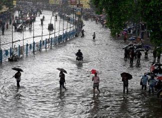 At least 12 dead as record rain floods India’s Kolkata