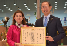 Japan Honours Ms. Neveen Syed with Foreign Minister’s Commendation for Promoting Cultural Relations Between Japan and Pakistan