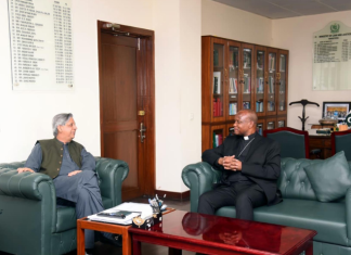 Archbishop Germano Penemote Meets Federal Minister for Human Rights in Islamabad