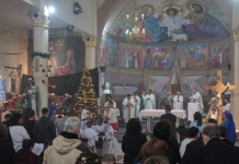 Gaza’s tiny Christian community tries to capture the holiday spirit during the ceasefire