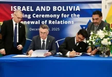 Israel and Bolivia renew diplomatic ties after two years of rupture over Gaza war