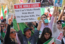 Thousands march in New York, LA, decrying Iranian regime crackdown on protests
