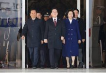 South Korea’s Lee lands in China, hoping to sidestep Taiwan tensions