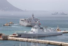 Chinese, Iranian warships in South Africa for exercises