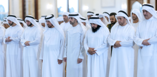 Sheikh Hamdan bin Mohammed Performs Eid Al-Adha Prayer at Zabeel Grand Mosque in Dubai
