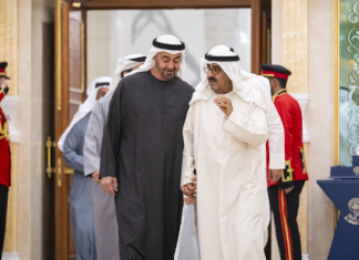 UAE President Sheikh Mohamed bin Zayed Holds High-Level Talks with Kuwait’s Emir Amid Regional Security Challenges
